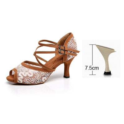 Chaussures de danse pour femme - 2 coloris au choix: noir, beige - Talons personnalisables: hauteurs disponibles: 5-6-7.5-8.5cm - Dance Store