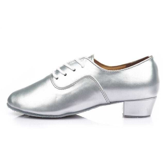 Chaussures de danse pour hommes enfant & adulte - 4 Coloris au choix: noir, blanc, or, argent - Dance Store