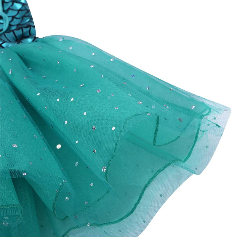 Robe Tutu Sirène Lake blue 6 ans